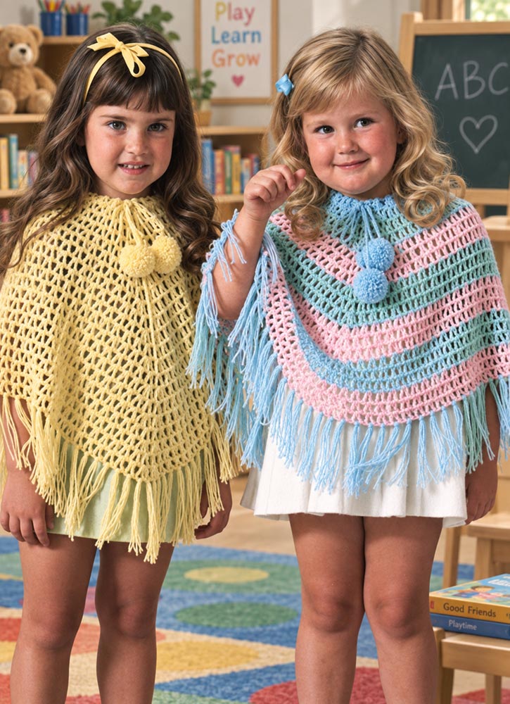 Toddler's Poncho Pattern