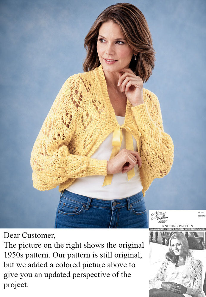 Bedjacket Pattern
