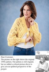Bedjacket Pattern