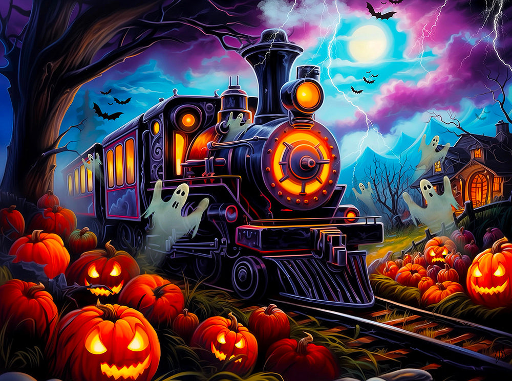Halloween Train Jigsaw Puzzle