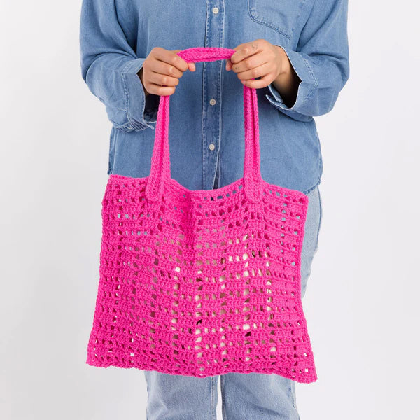 Free Lily Fresh Mesh Crochet Tote Bag Pattern – Mary Maxim Ltd