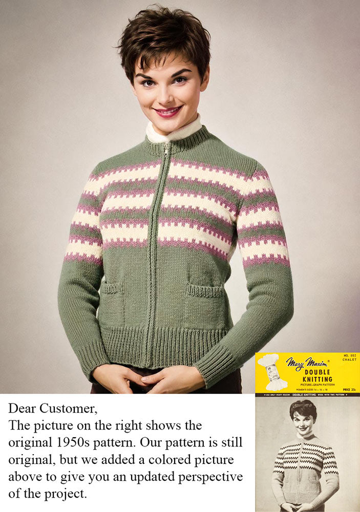 Chalet Zip-Up Pattern