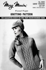 Ladies' Pullover And Cap Pattern