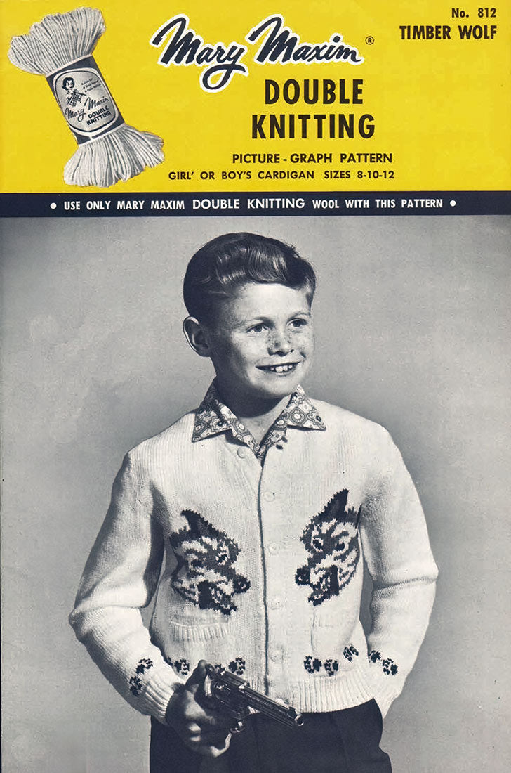 Timber Wolf Cardigan Pattern – Mary Maxim Ltd