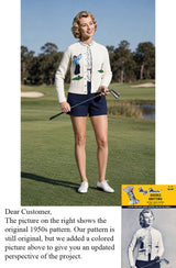 Tee Off Ladies Cardigan Pattern