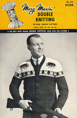 Men's Bison Cardigan Pattern