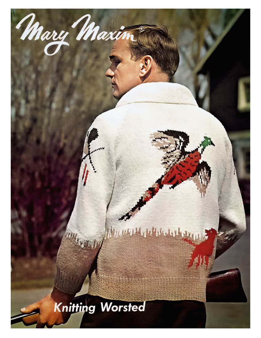 Ladies' or Youth Pheasant Cardigan Pattern – Mary Maxim Ltd