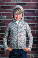 Modèle de cardigan à capuche