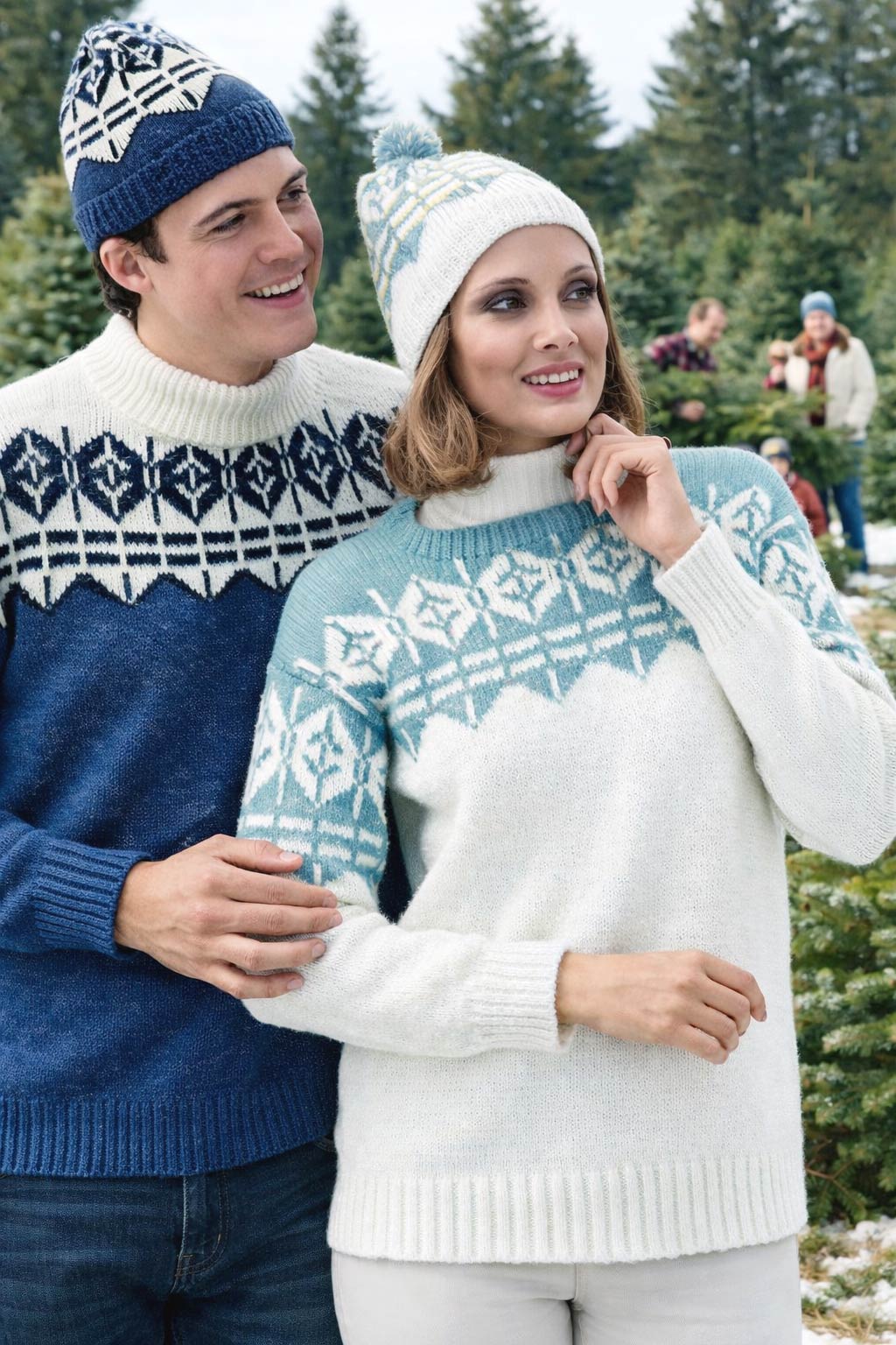Ladies' & Men's Ski 'N Skate Pullover & Toque Pattern
