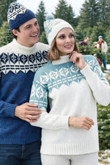 Ladies' & Men's Ski 'N Skate Pullover & Toque Pattern