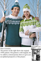 Ladies' & Men's Ski 'N Skate Pullover & Toque Pattern