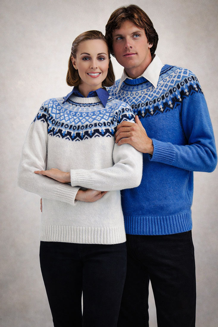 Ladies' & Men's Match Mates Pullover Pattern