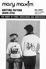 Child's Bicycle Cardigan Pattern