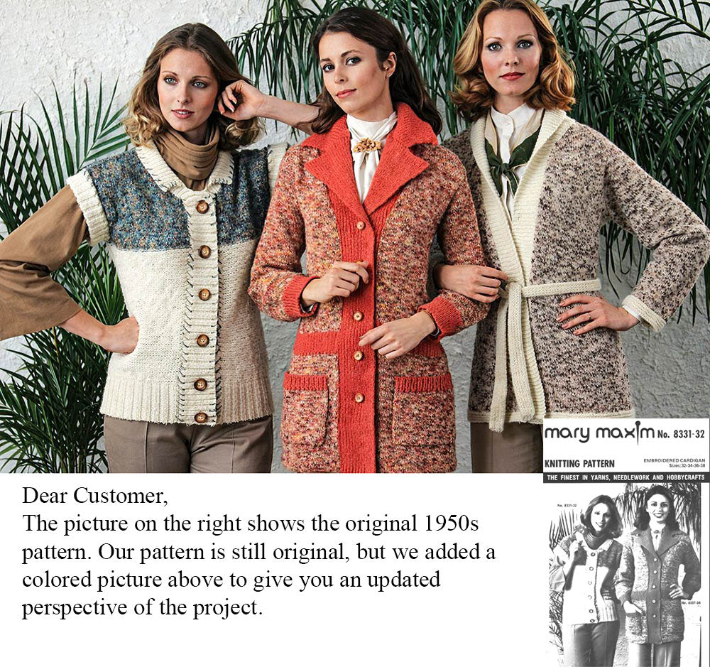 Modèle de cardigan brodé