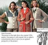 Modèle de cardigan brodé