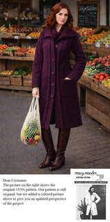 Modèle de manteau Aran