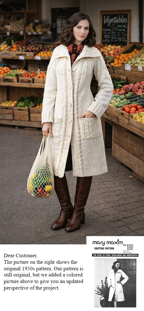 Modèle de manteau Aran