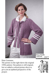 Modèle de cardigan côtelé
