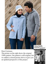 Duffle Coat with Hood or Collar Pattern