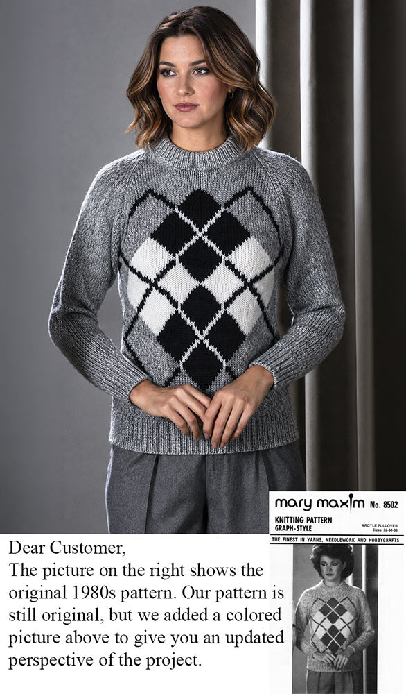 Argyle Pullover Pattern