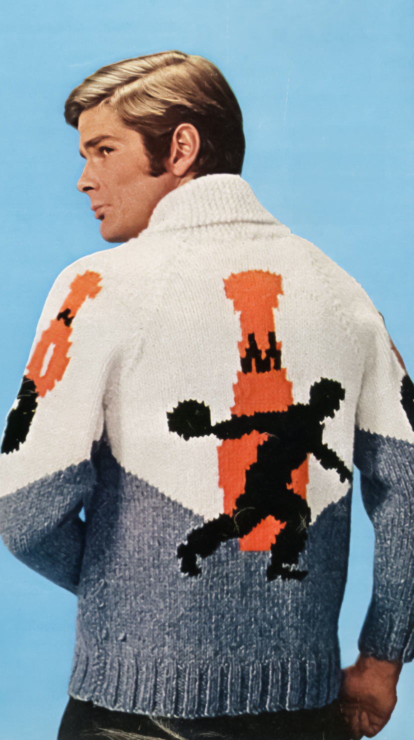 10 Pin Bowling Sweater Pattern – Mary Maxim Ltd
