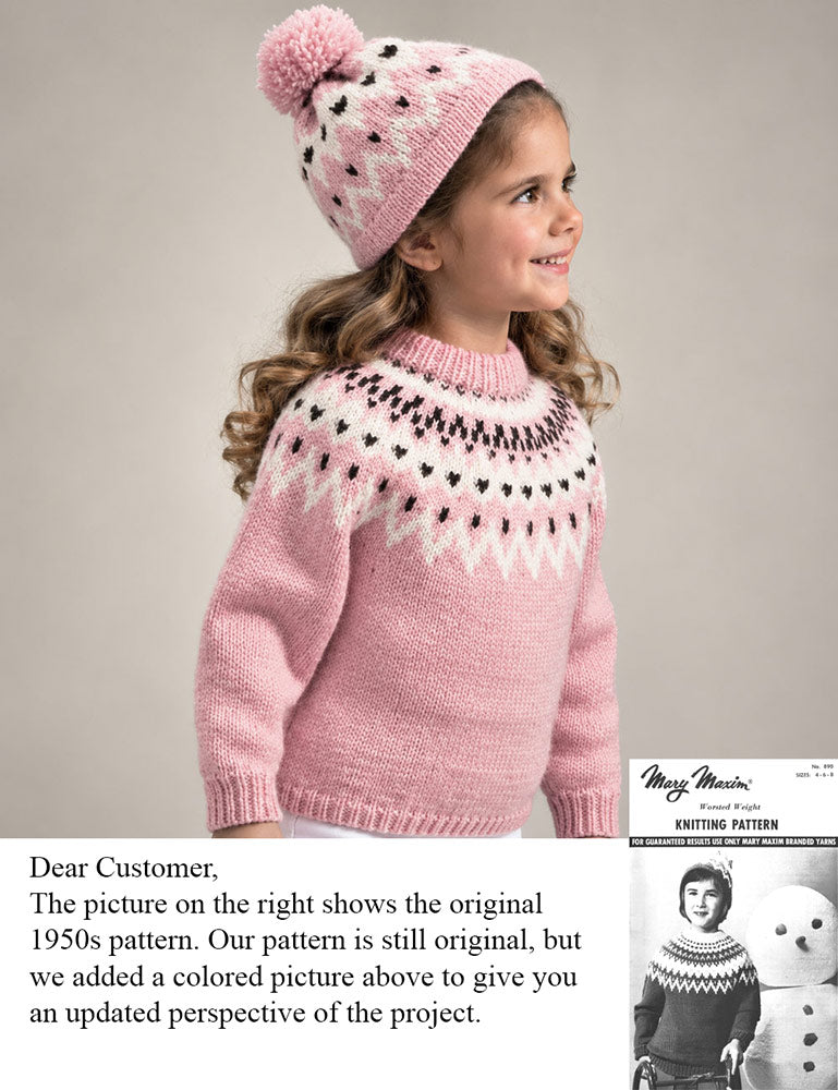 Patron de pull et de tuque pour enfants