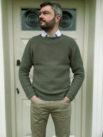 Herringbone Moss Stitch Sweater