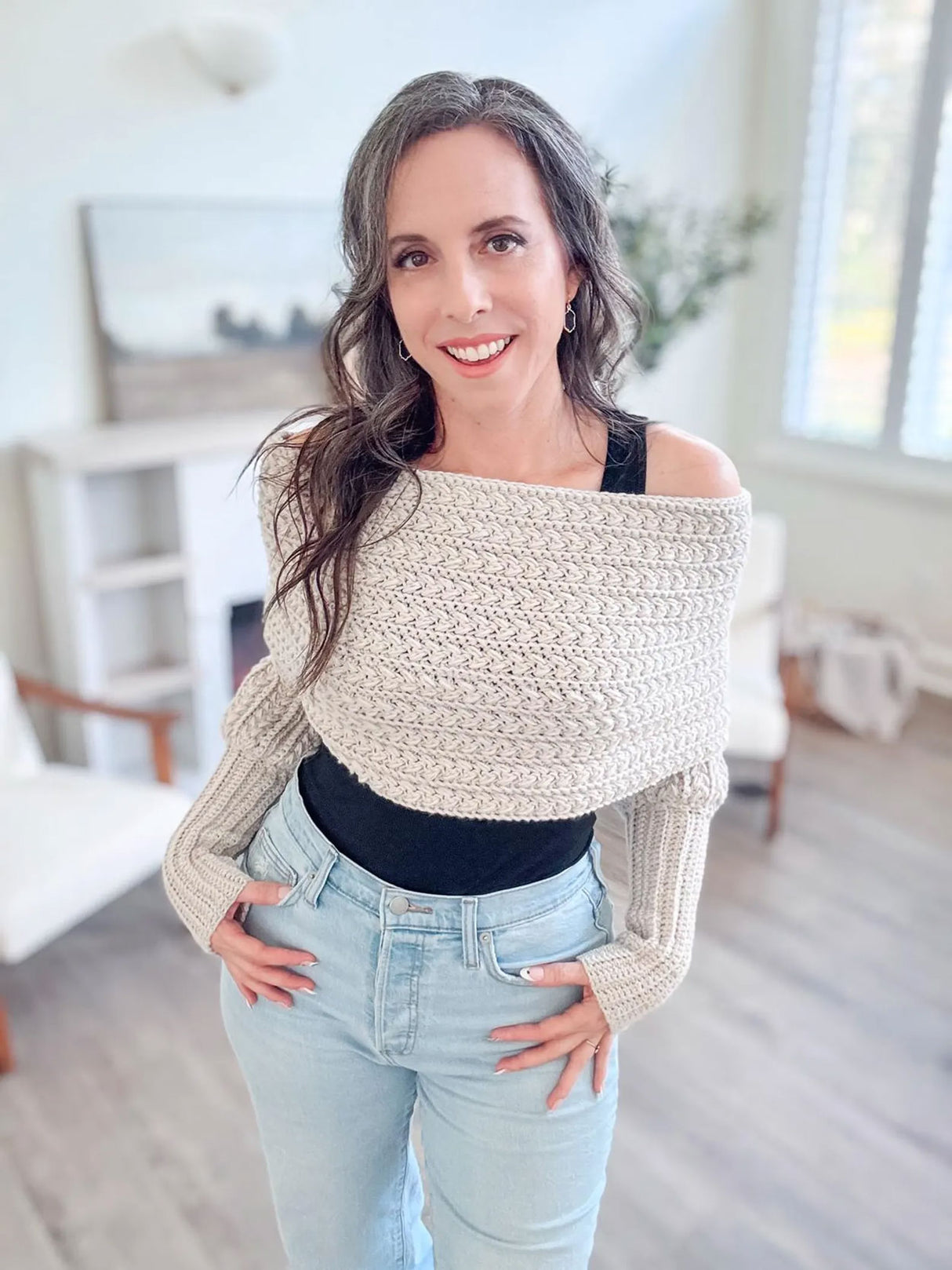 Winter Wheat Sweater Scarf