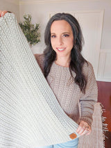 Braided Wheat Crochet Lapghan
