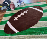 Football Sports Throw Blanket