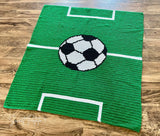 Soccer Sports Throw Blanket