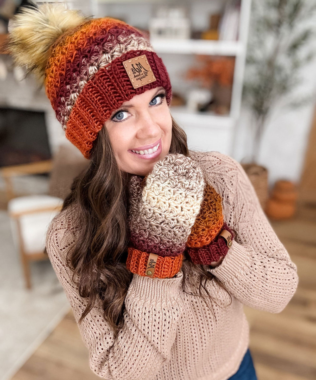 Suzette Mittens & Fingerless Gloves