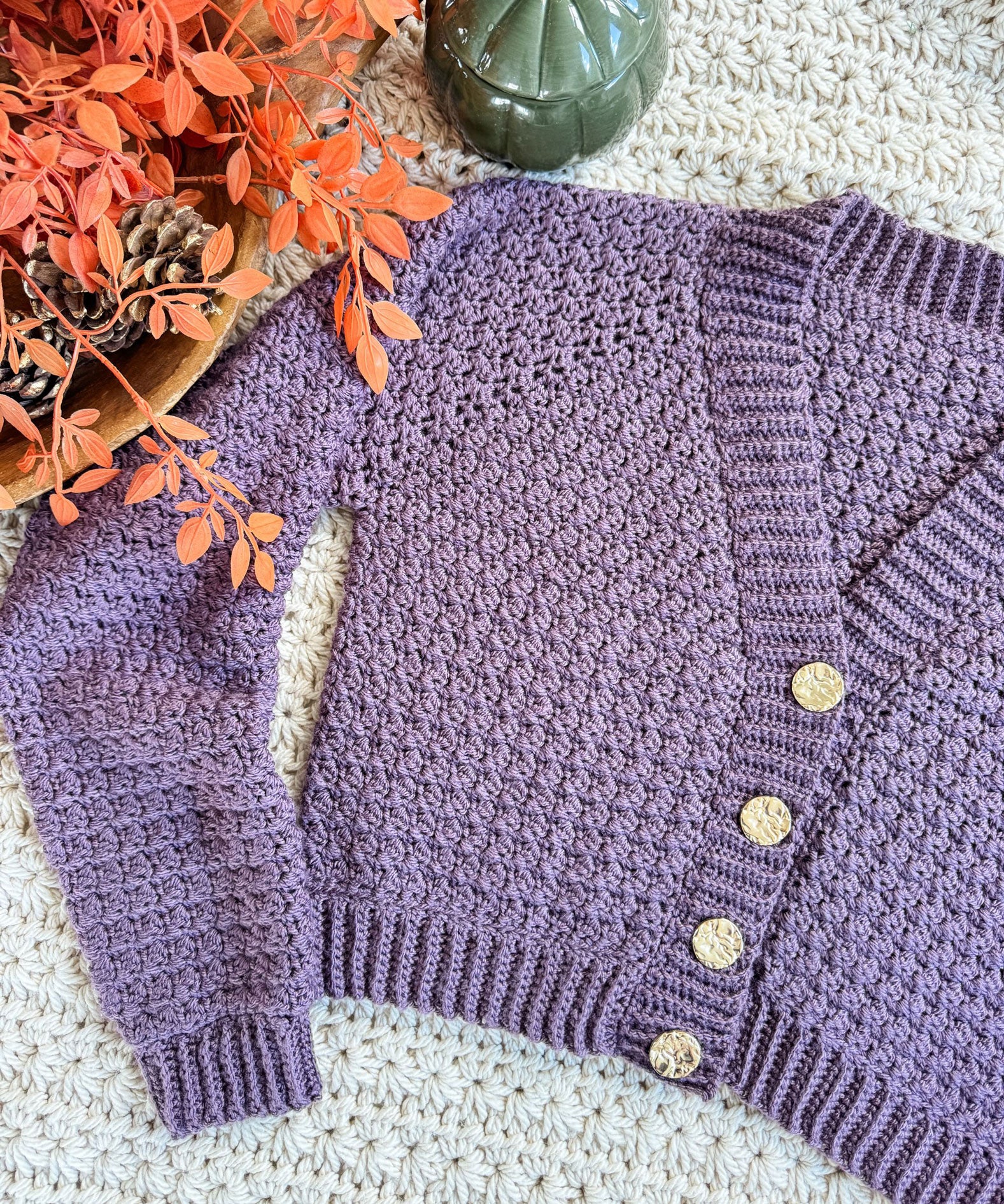 The Suzette Short Cardigan – Mary Maxim Ltd