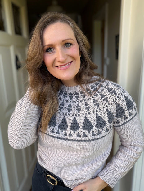 Adult Twinkling Trees Sweater