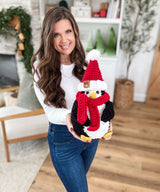 Merry & Bright Santa Penguin