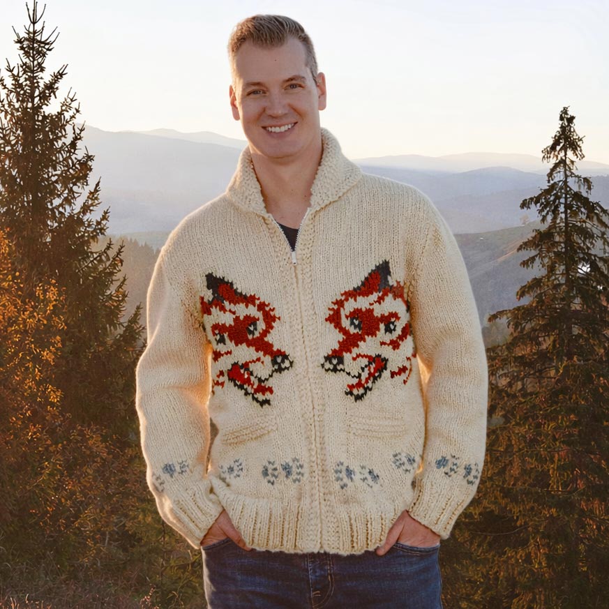 Wolf Cardigan Knit Kit (Project Hail Mary Version)