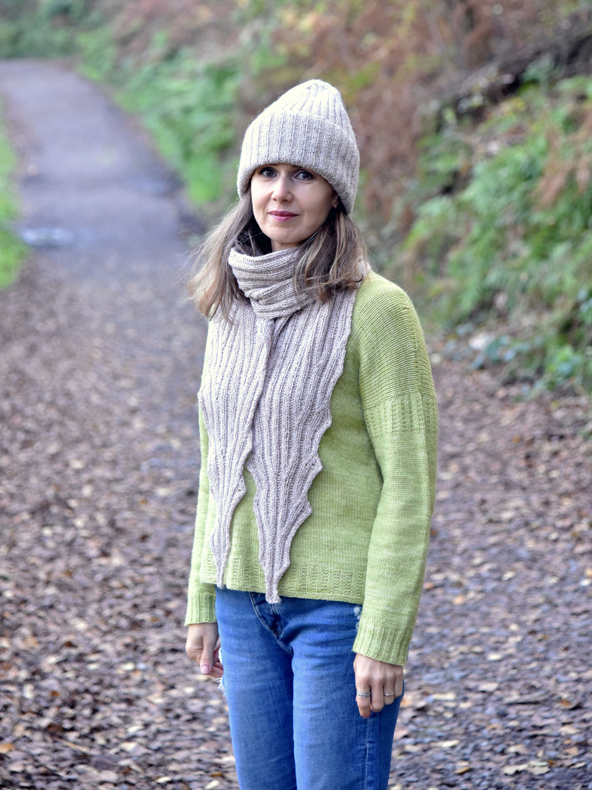 Morning Mist Hat & Scarf - Baby to Adult