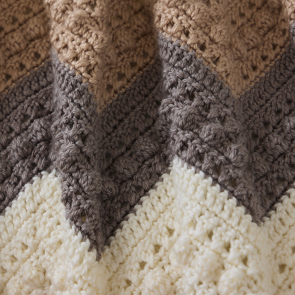 Bobbles Chevron Blanket
