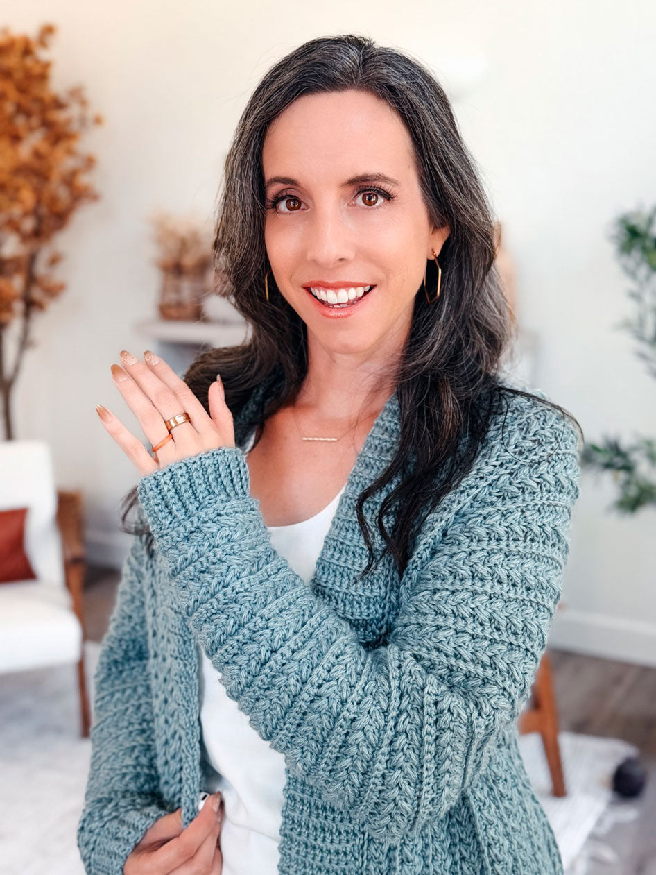 Wheat Stitch Cardigan