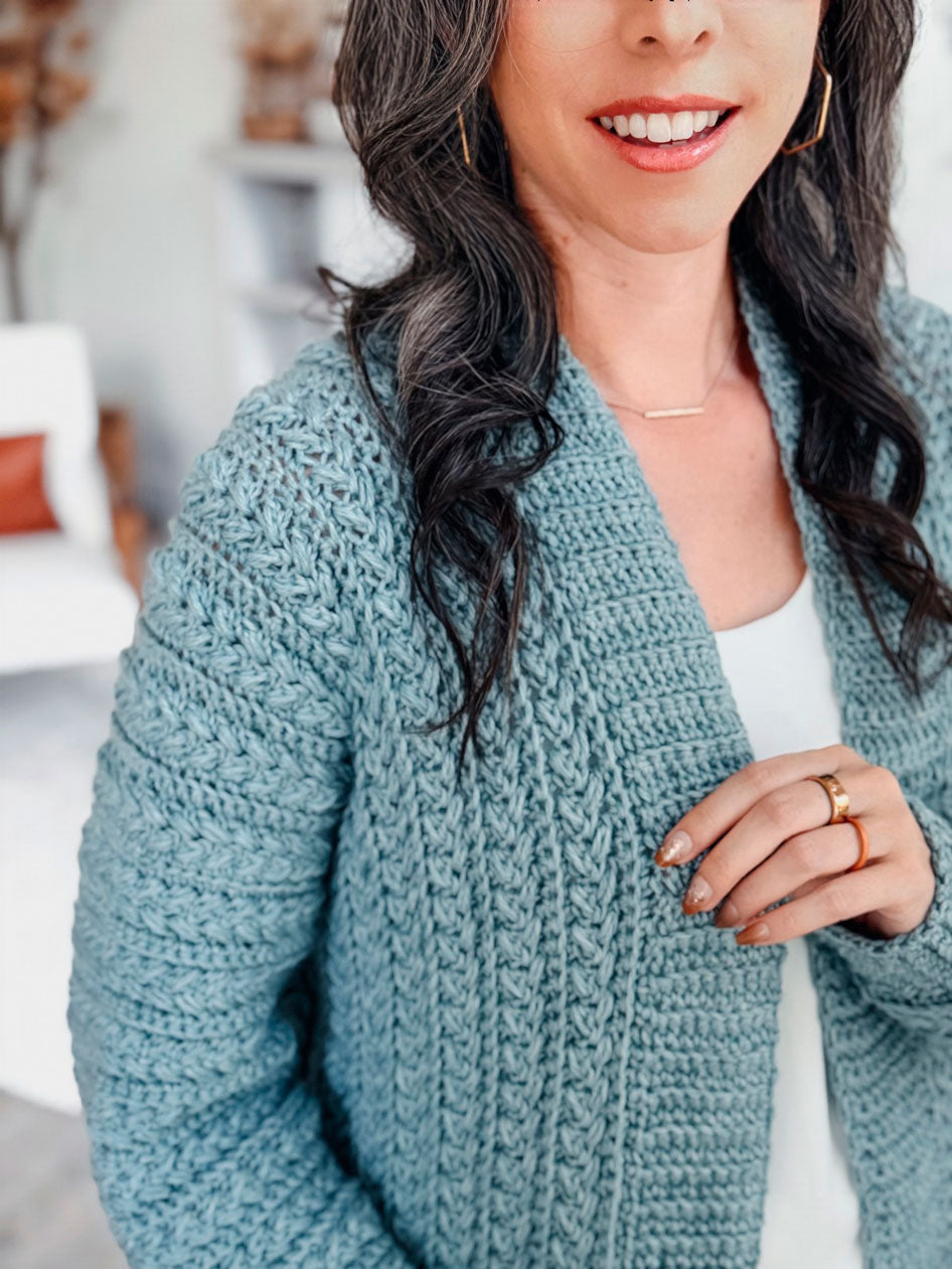 Wheat Stitch Cardigan