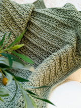 Petal Loop Stitch Textured Blanket