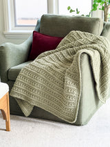 Petal Loop Stitch Textured Blanket