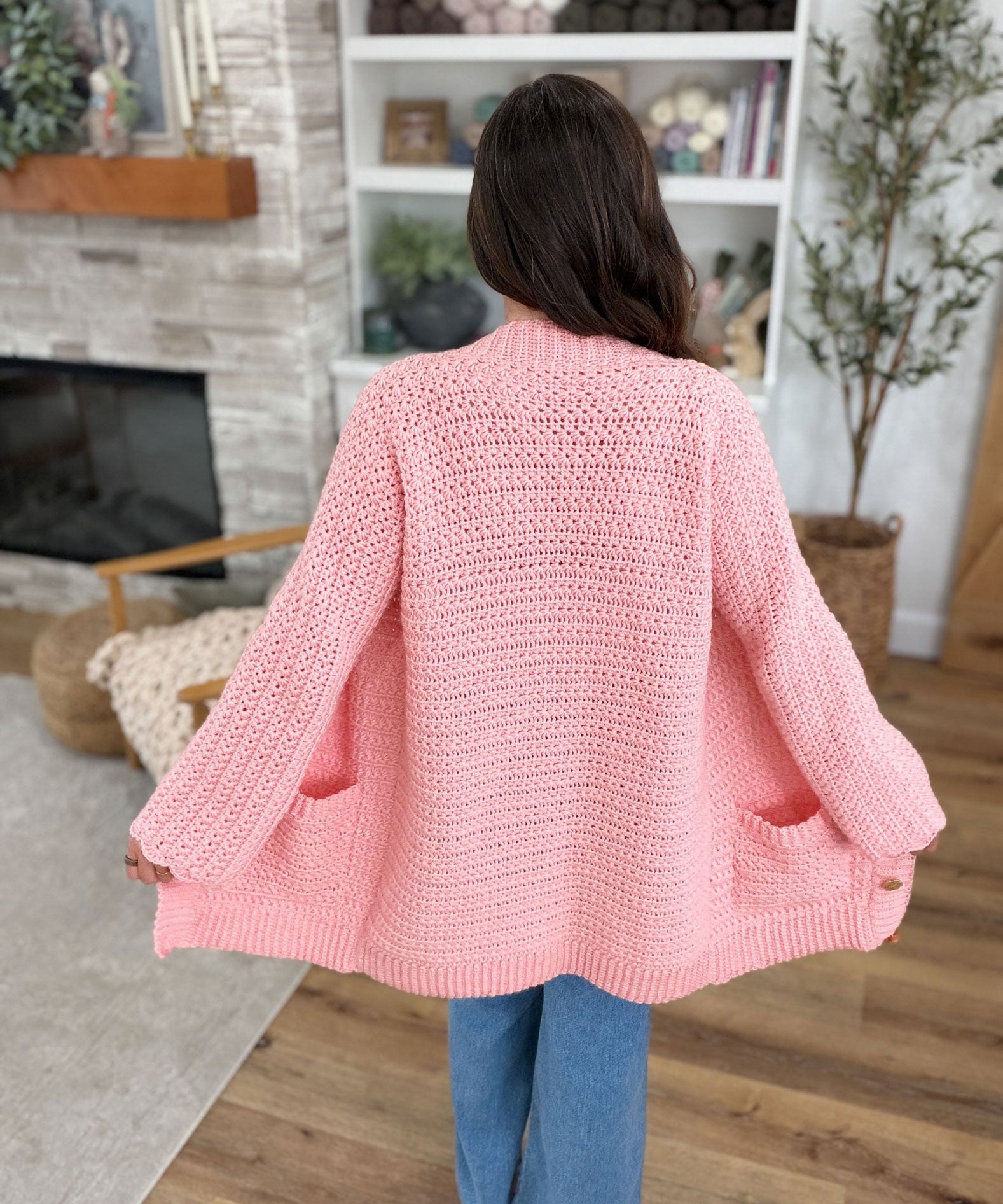 Timeless Star Stitch Cardigan – Mary Maxim Ltd