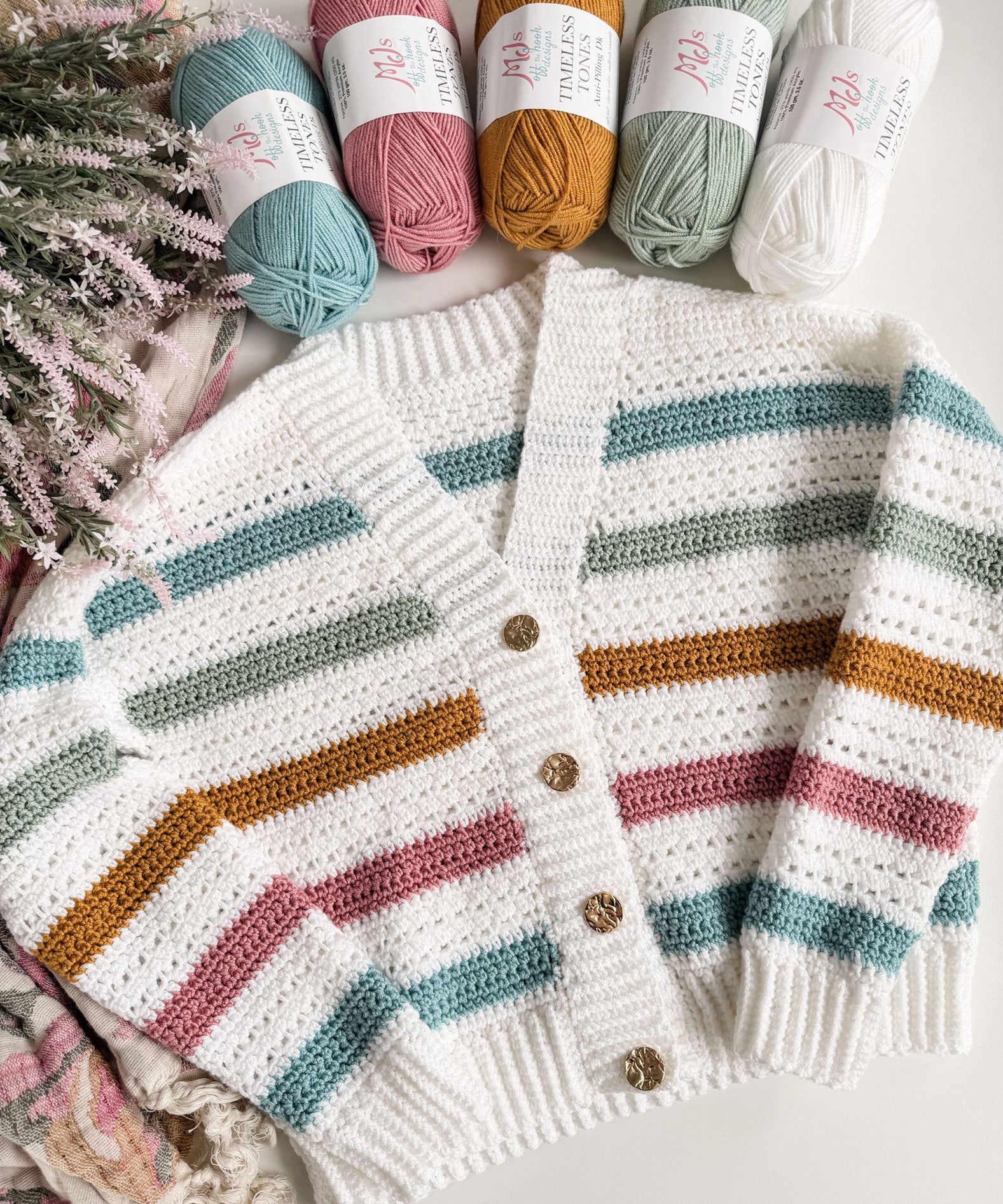 MJ's Signature Cardigan – Mary Maxim Ltd