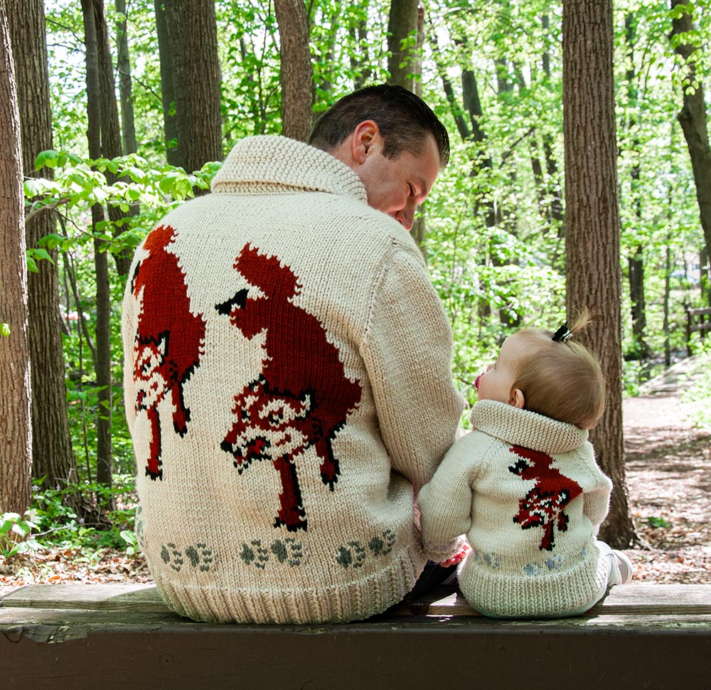 Child's Wolf Cardigan Knit Kit (Project Hail Mary Version)