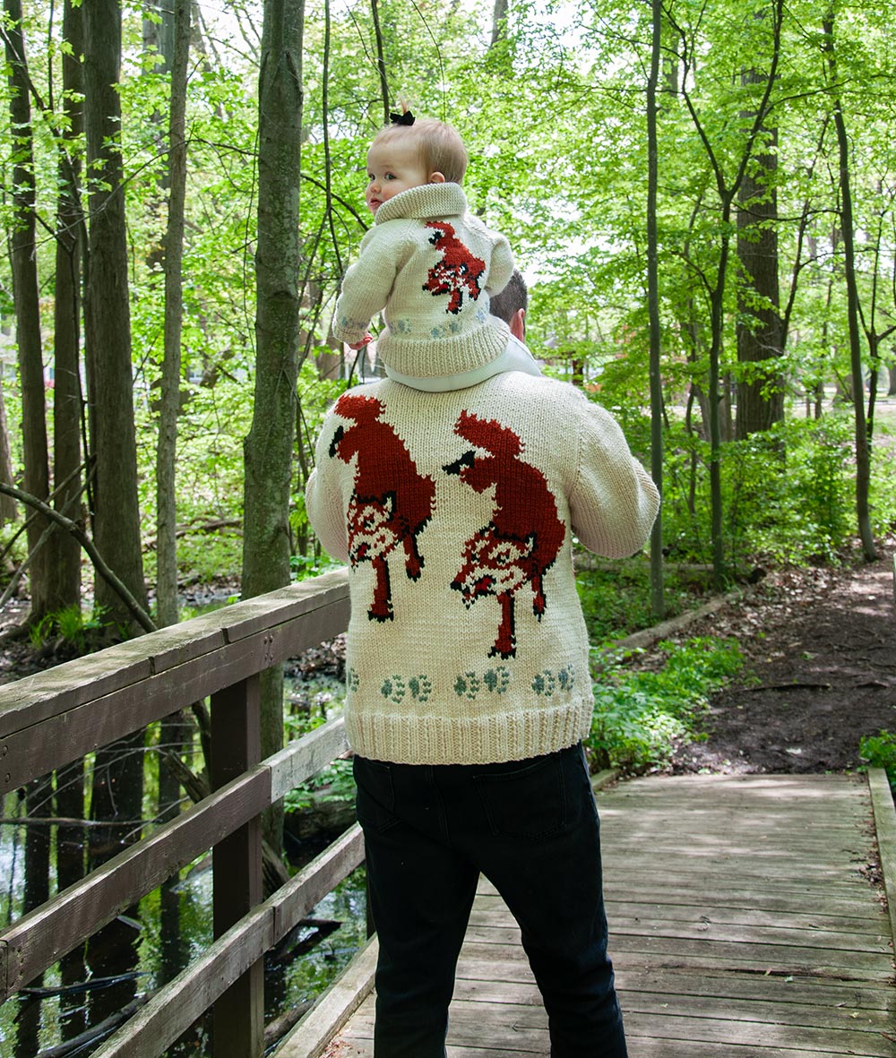 Child's Wolf Cardigan Knit Kit (Project Hail Mary Version)