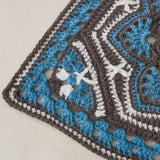 Tri-Coloured Persian Tiles Crochet Blanket