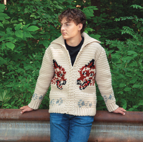 Wolf Cardigan Crochet Kit | Project Hail Mary Fox Sweater