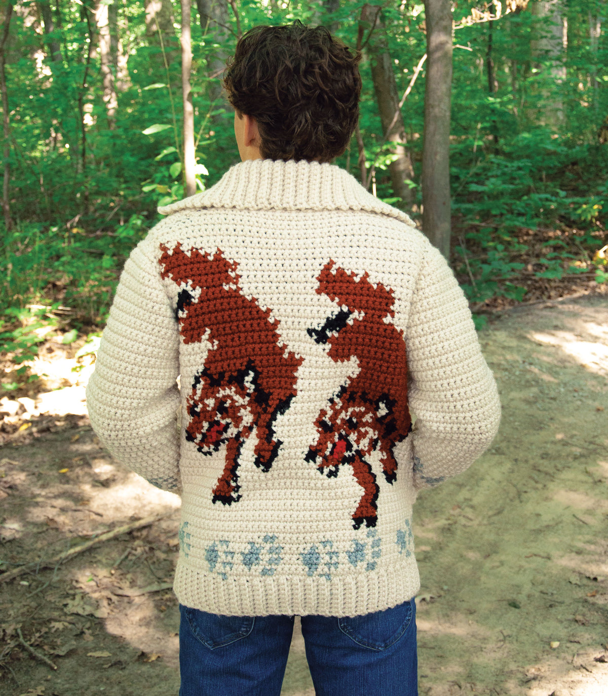 Wolf Cardigan Crochet Kit | Project Hail Mary Fox Sweater