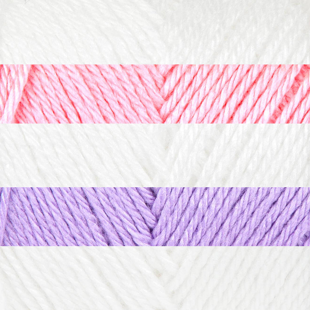 Pastel Peaks Baby Blanket Kit